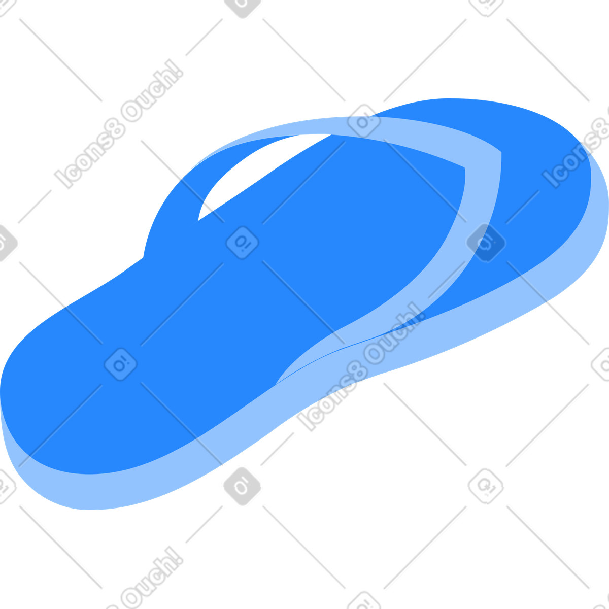Illustration Tongs dans le style Urban à télécharger aux formats PNG, SVG