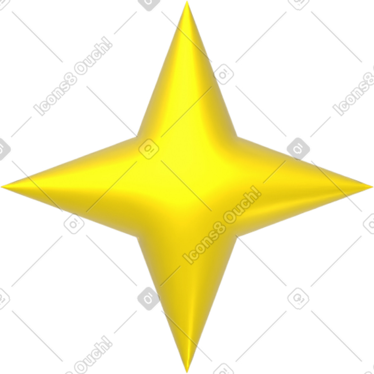 Stern-Illustration im Pop-Stil als Download in PNG, SVG