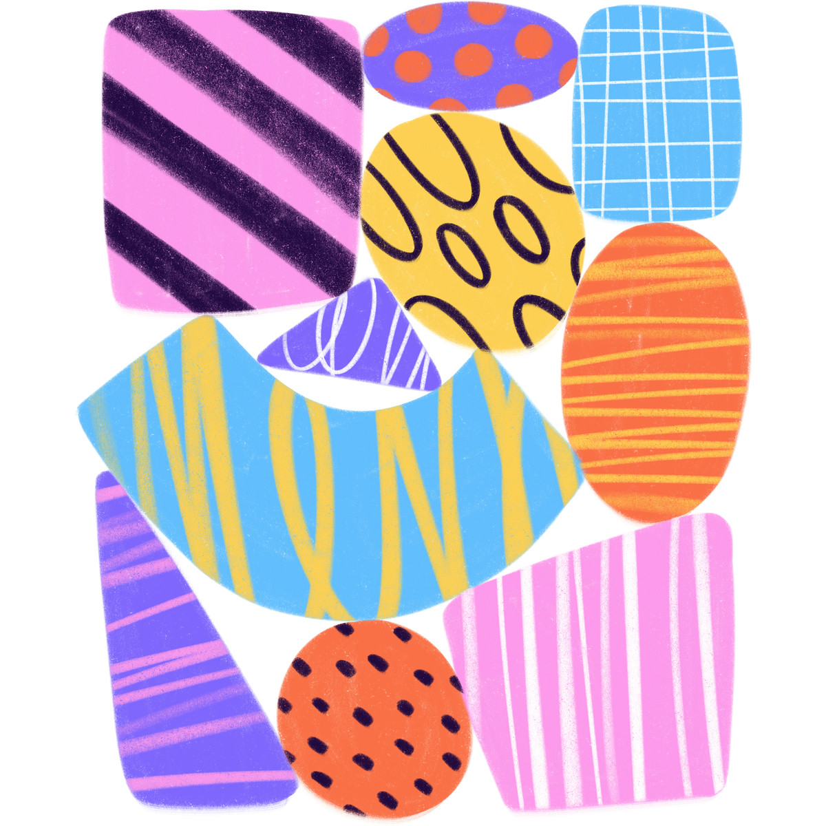 PNG, SVG 형식의 Abstract shapes background 일러스트레이션