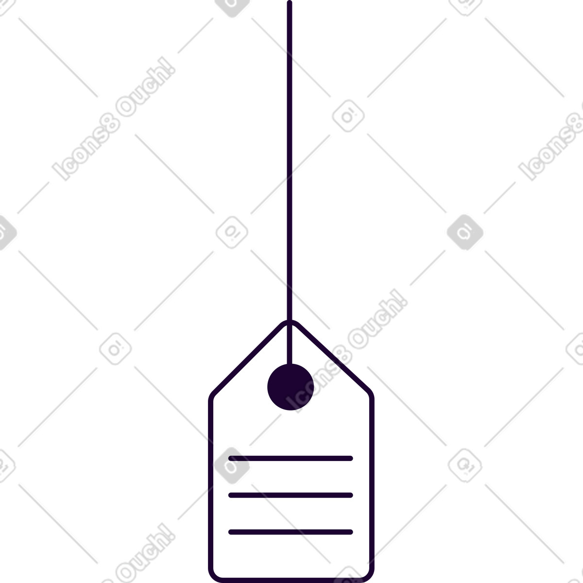 Preisschild-Illustration im Martina-Stil als Download in PNG, SVG