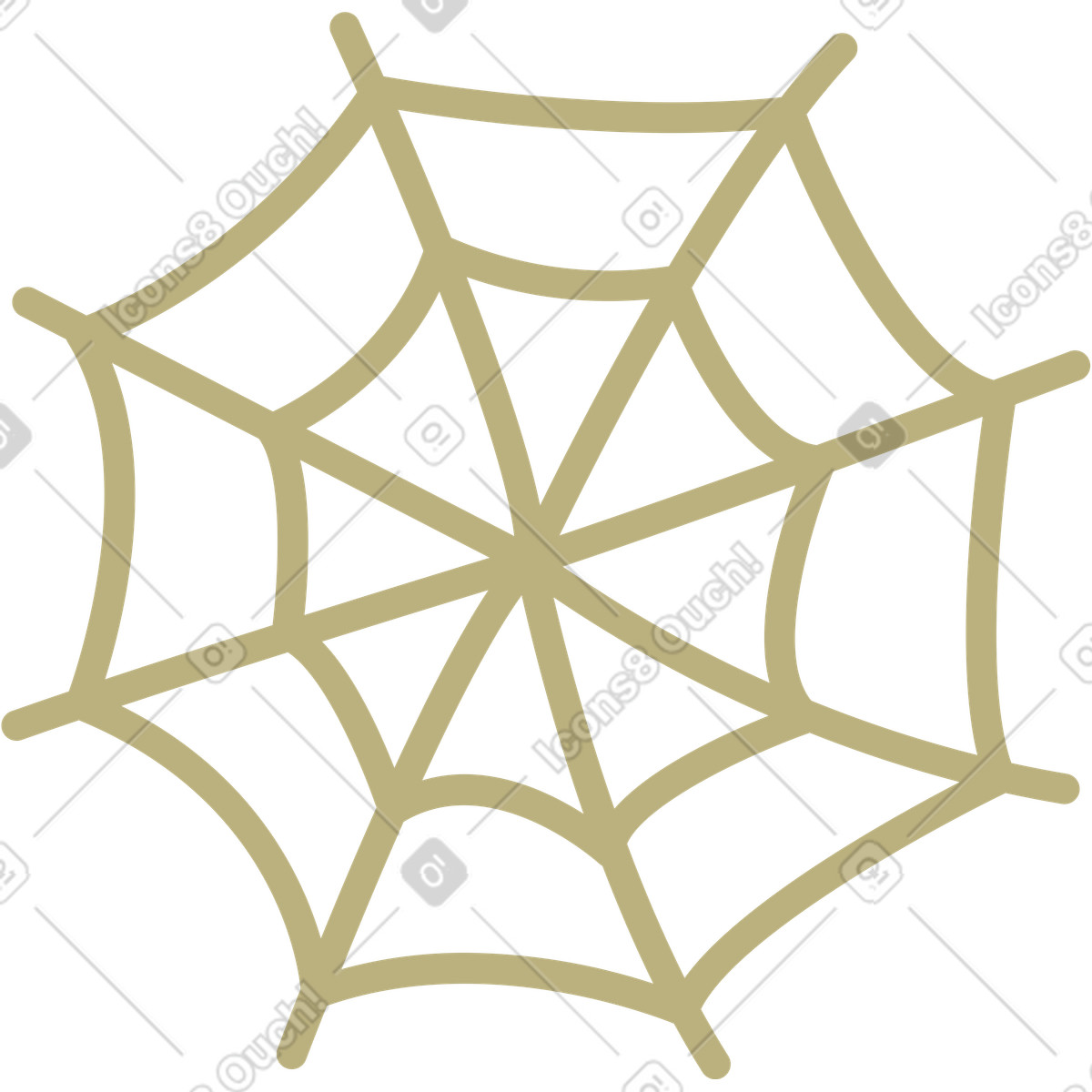 Ilustração de Teia aranha em no estilo Arabica para baixar em PNG, SVG