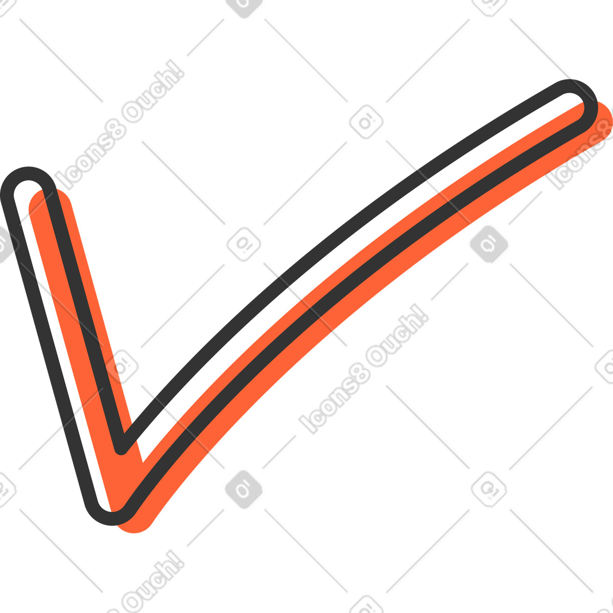 Illustration Coche dans le style Crayon à télécharger aux formats PNG, SVG