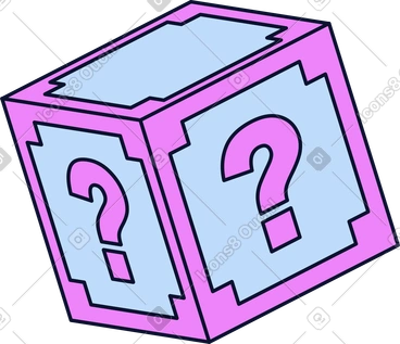 Boîte avec une question PNG, SVG