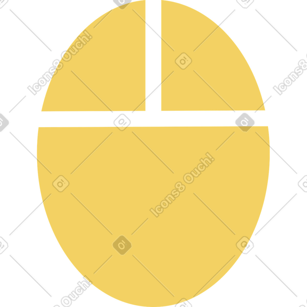 Mouse del computer illustrazione in stile Macaroni scarica in PNG, SVG