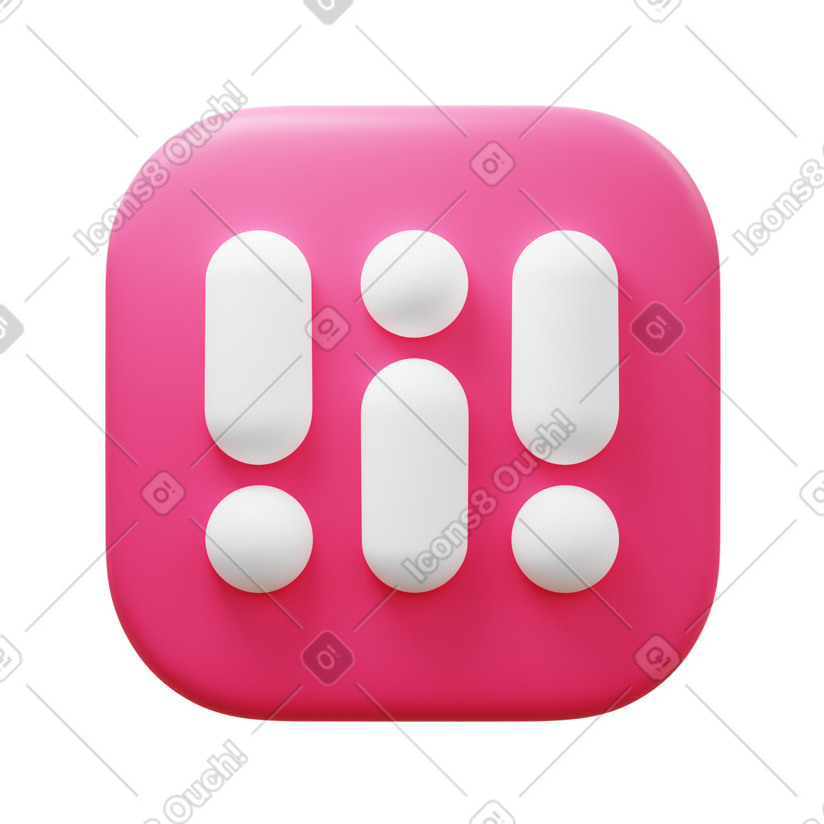 下载 3D Fluency 风格的 Iconizer 插画，支持 PNG、SVG 格式