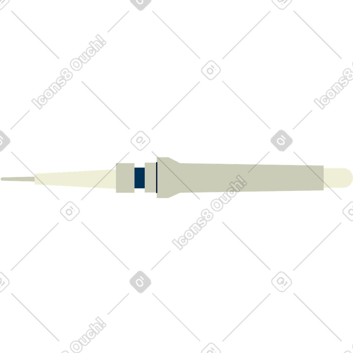 Soldering iron illustration in Cubes style download in PNG, SVG