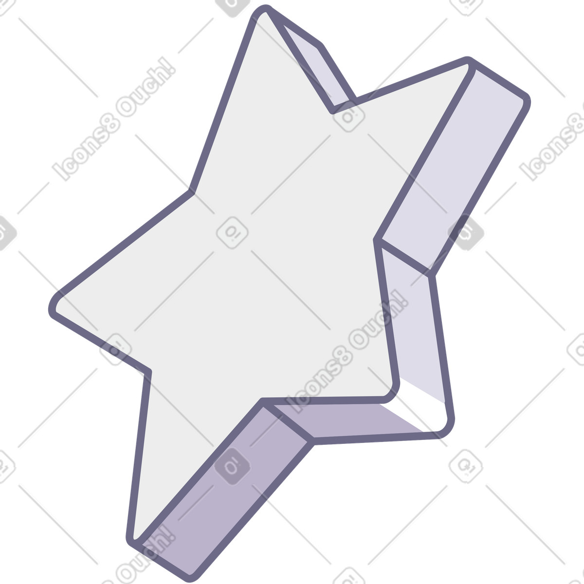 Illustration Étoile dans le style Modul à télécharger aux formats PNG, SVG