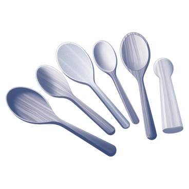 A collection of wooden spoons, each with unique grain patterns and shades