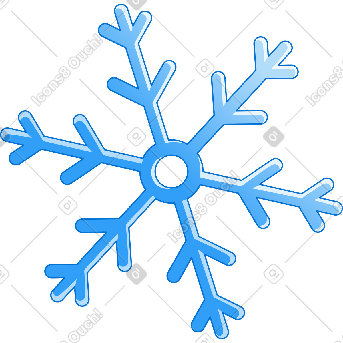 下载 Rainbow 风格的 雪花 插画，支持 PNG、SVG 格式