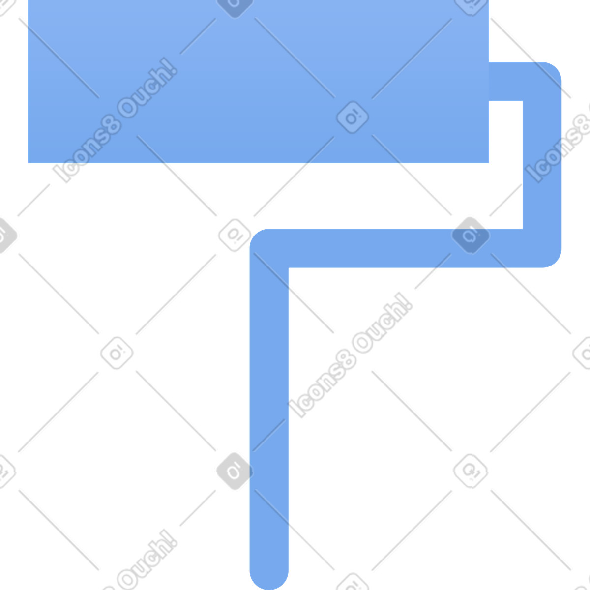 下载 Clip 风格的 滚筒刷 插画，支持 PNG、SVG 格式