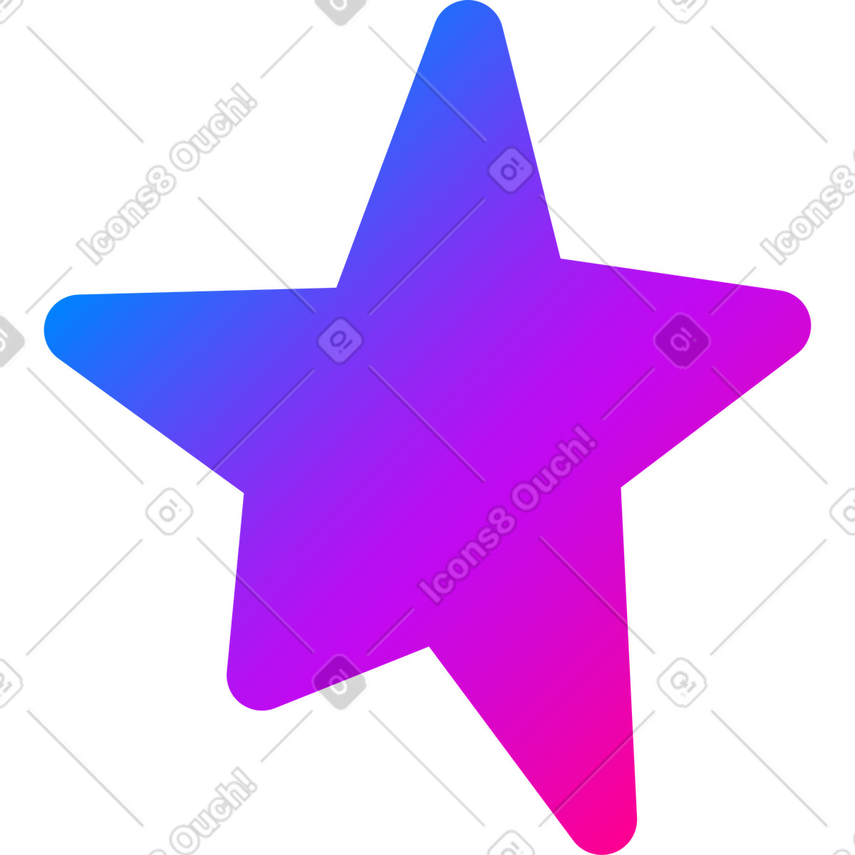 Gradiente stellare illustrazione in stile Vibrant scarica in PNG, SVG