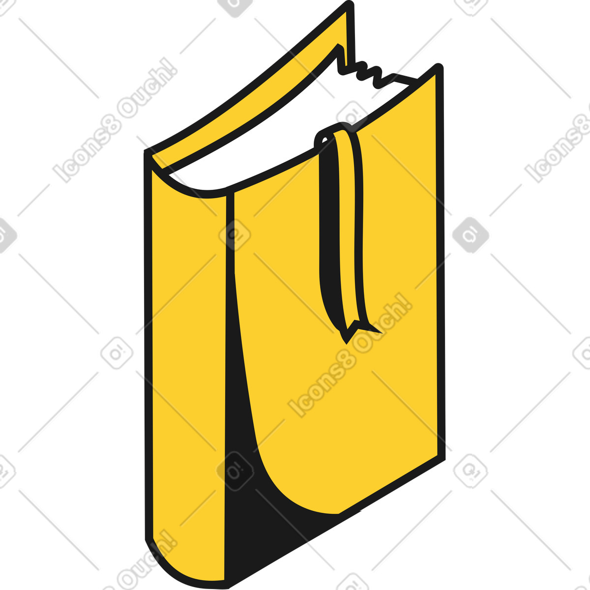 Ilustración Libro en estilo Taxi a descargar en PNG y SVG