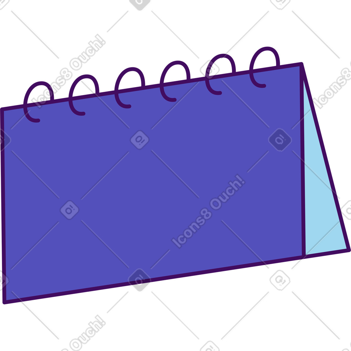 Ilustración Calendario en estilo Simplistic a descargar en PNG y SVG