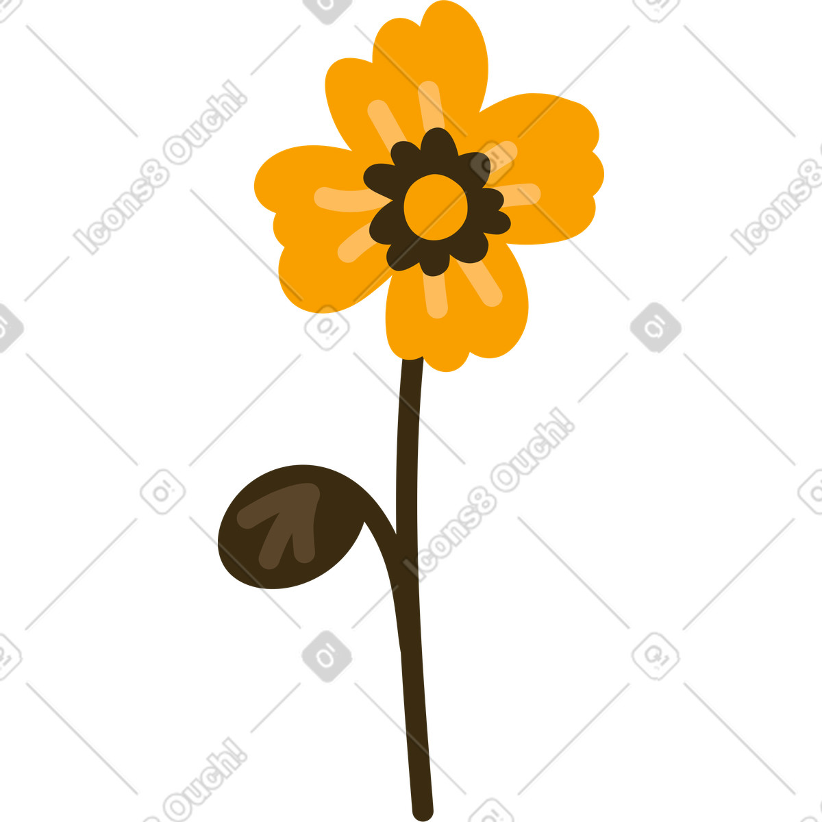 下载 Arabica 风格的 花 插画，支持 PNG、SVG 格式