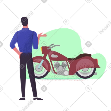 Enjoy the motorcycle PNG, SVG