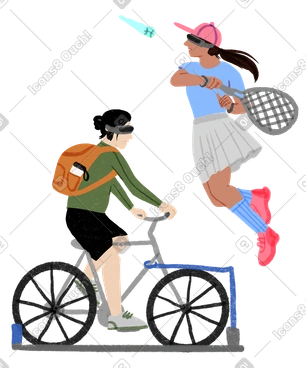 People doing vr sports PNG, SVG