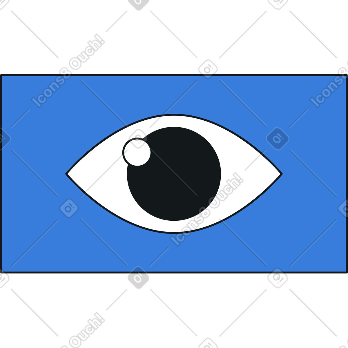 Vision icon illustration in Midnight style download in PNG, SVG