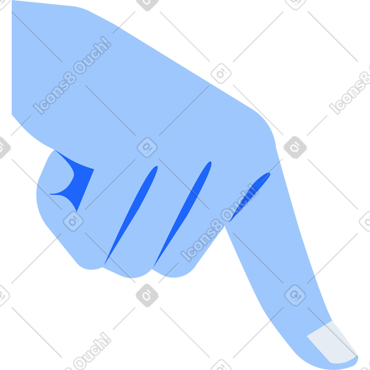 Иллюстрация Нажимает указательный палец в PNG и SVG