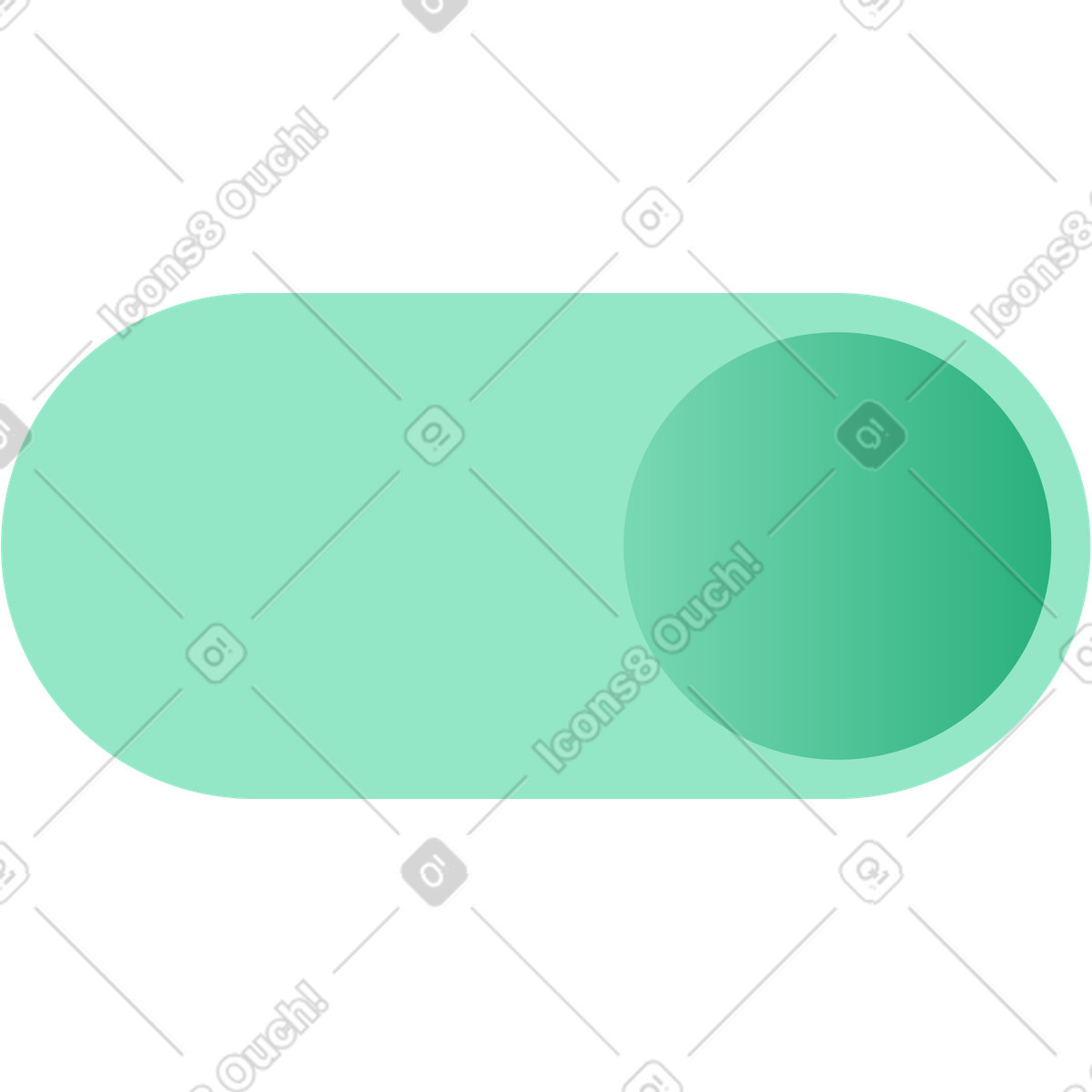 Grüner knopf-Illustration im Colors-Stil als Download in PNG, SVG