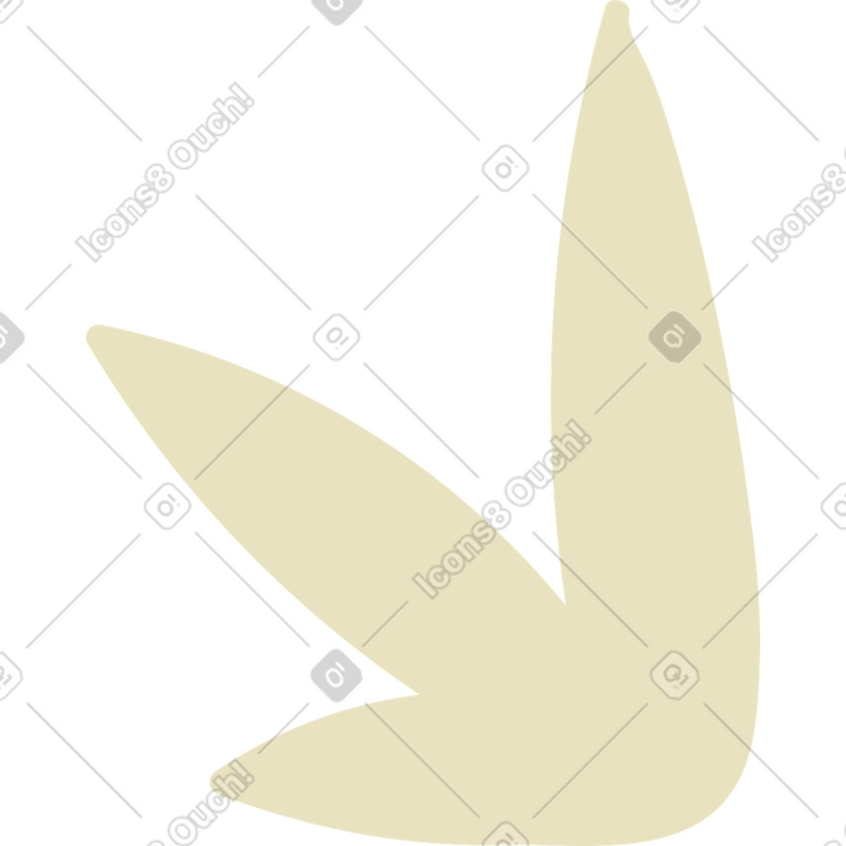 Cespuglio illustrazione in stile Arabica scarica in PNG, SVG