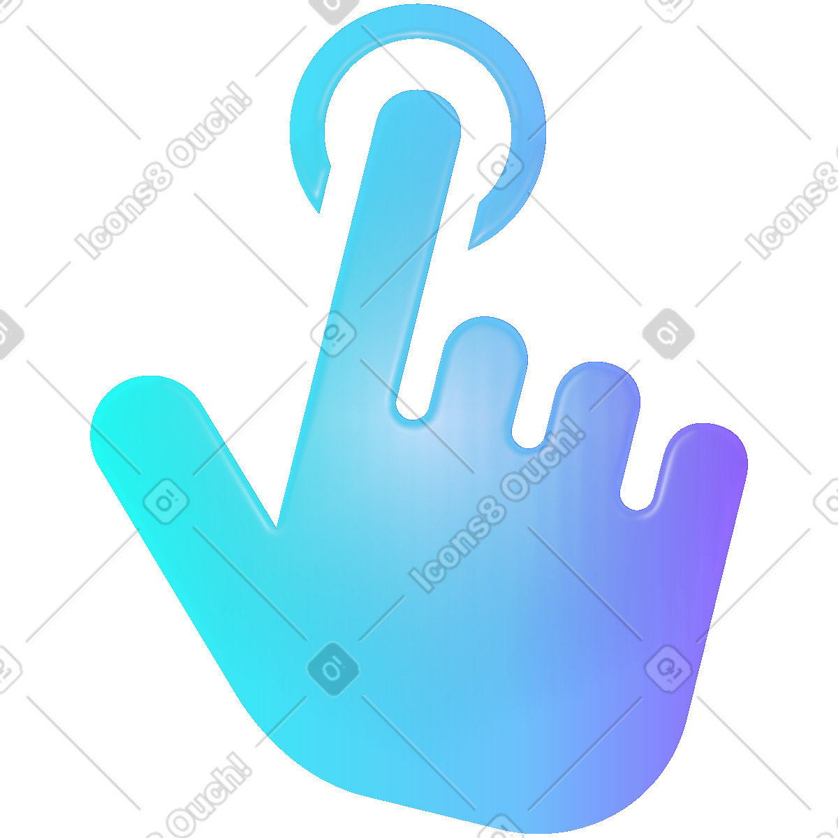 Natural user interface illustration in PNG, SVG