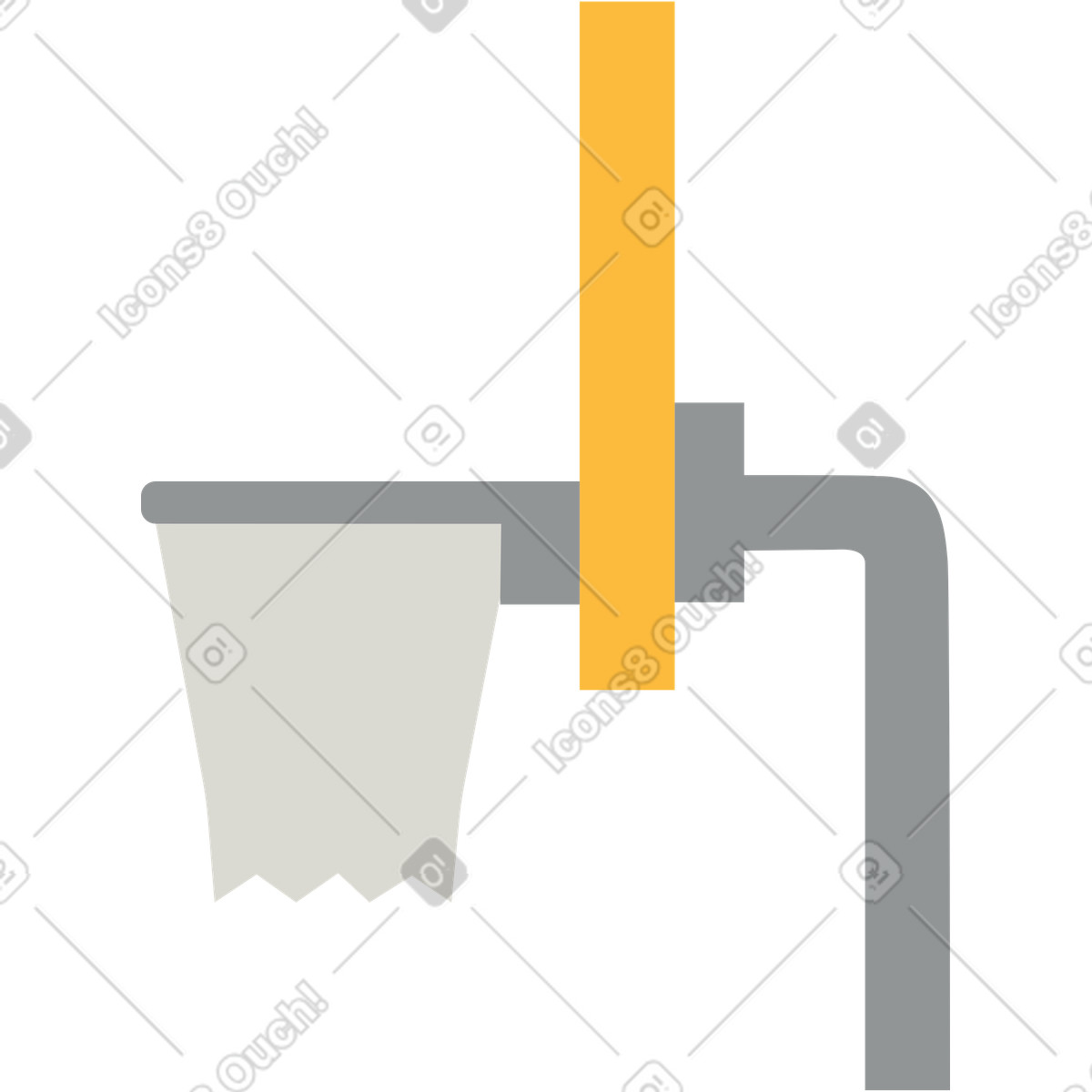 Canestro illustrazione in stile Burgundy scarica in PNG, SVG