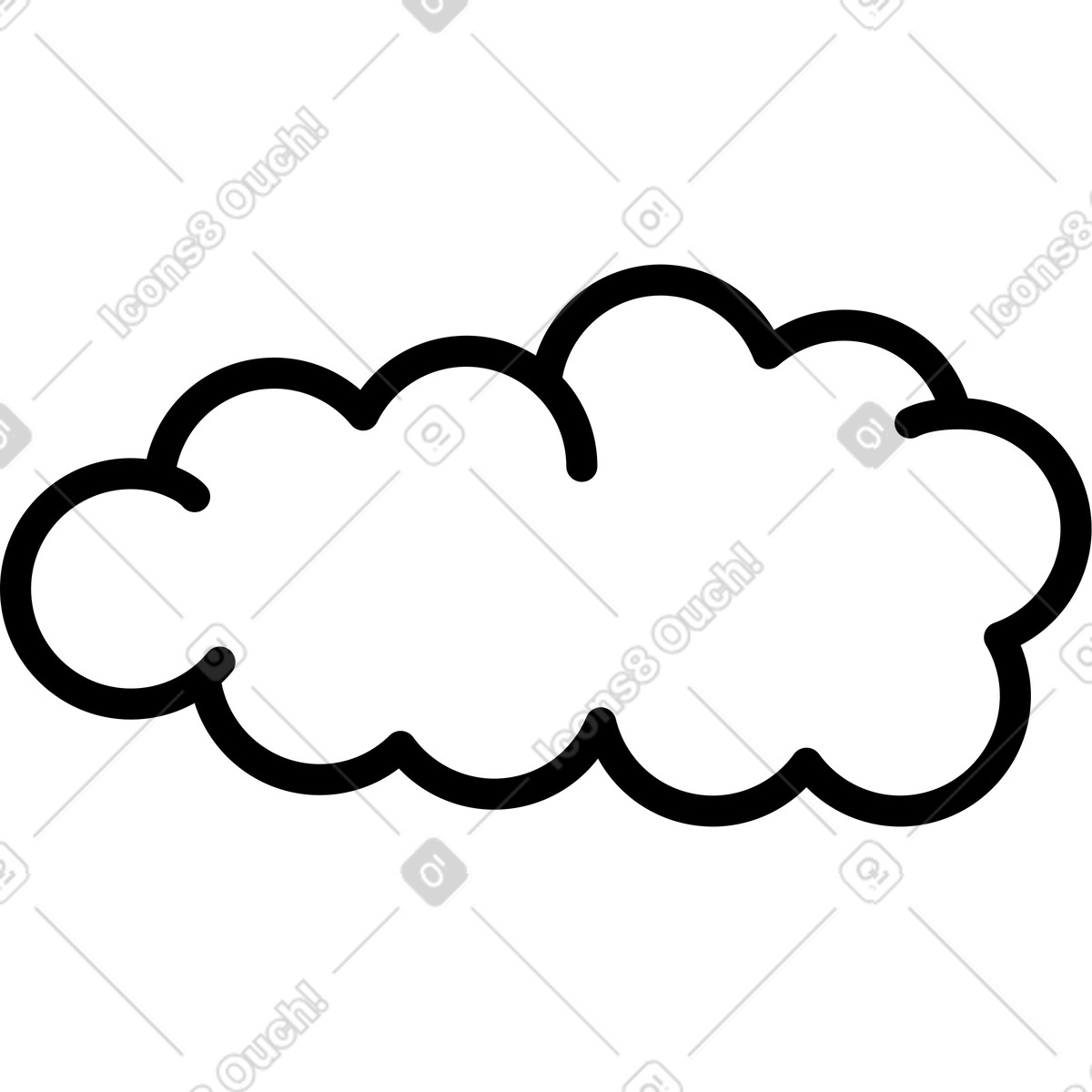 Geld wolke-Illustration im Transistor-Stil als Download in PNG, SVG