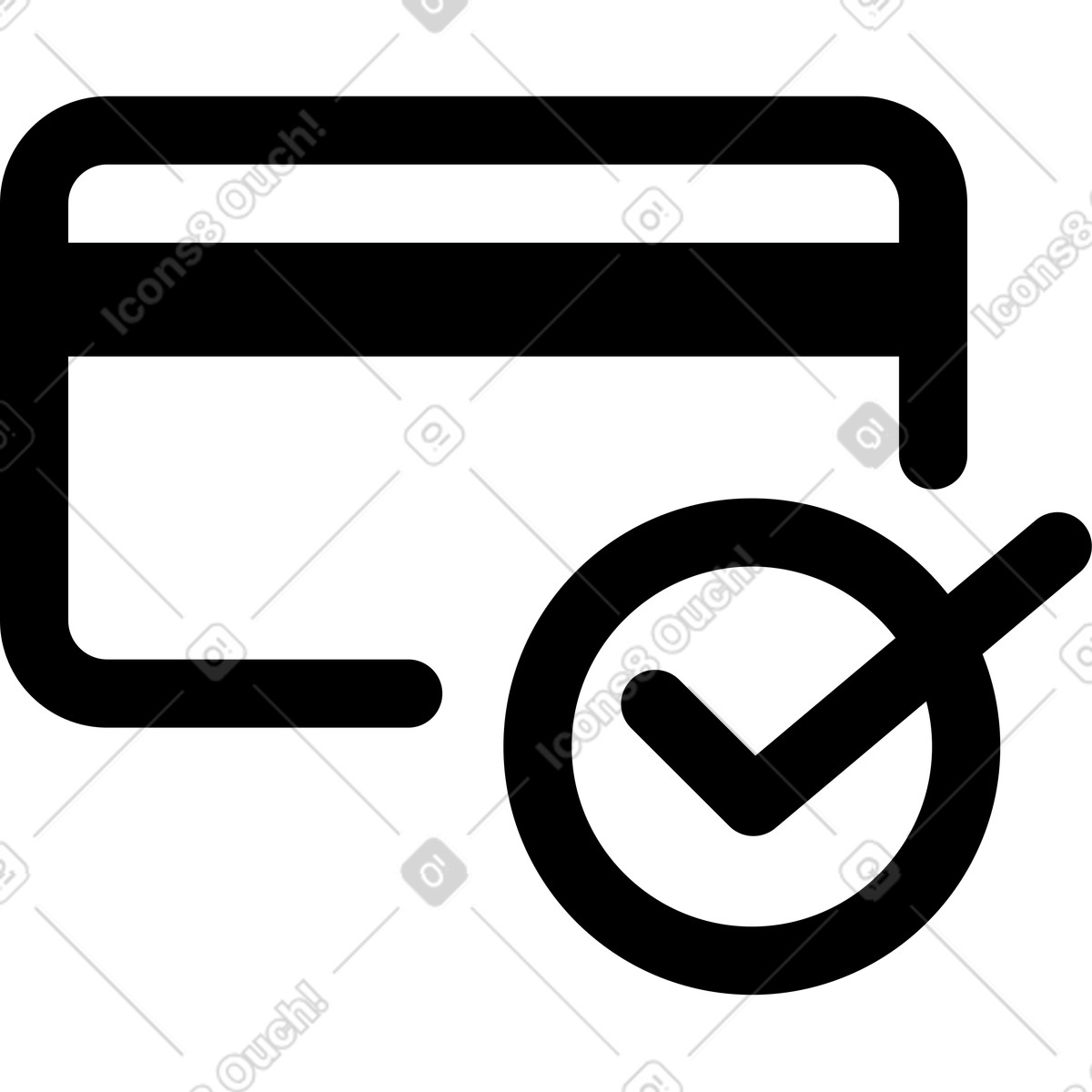 Иллюстрация Bank card icon with an arrow в стиле Transistor — скачать в форматах PNG, SVG