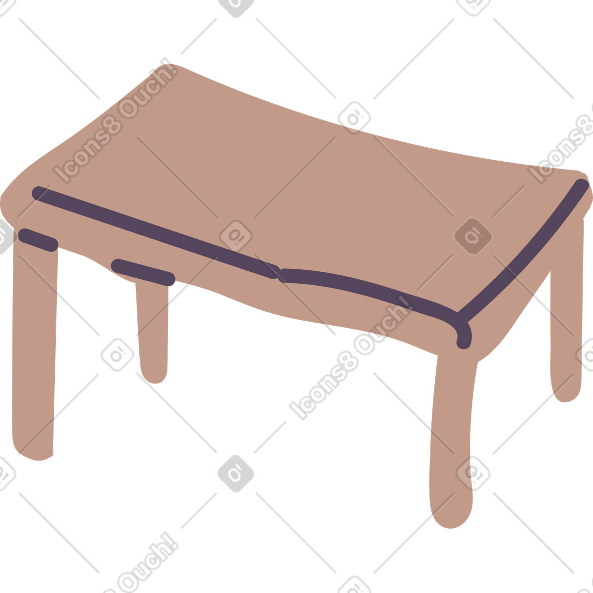 Ilustração de Tabela em no estilo Pluto para baixar em PNG, SVG