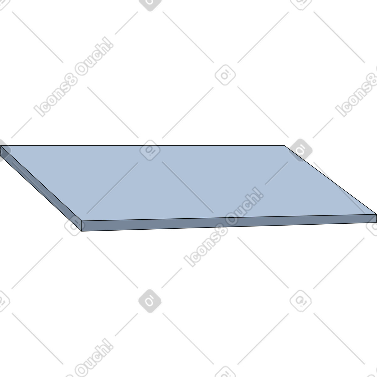 Illustration Dessus de la table dans le style Teko à télécharger aux formats PNG, SVG