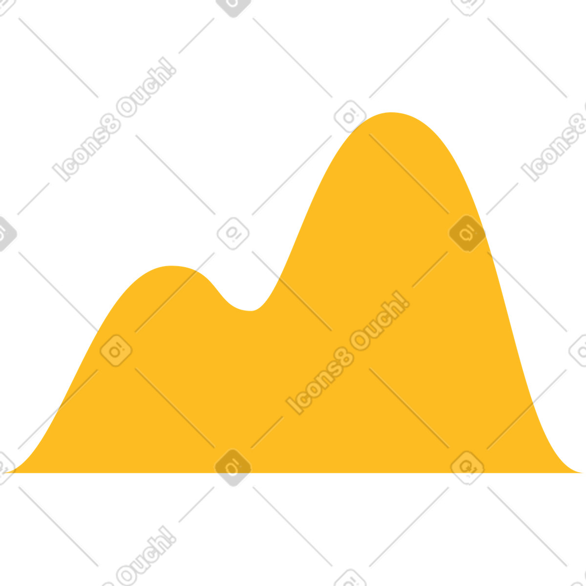 Graph illustration in PNG, SVG