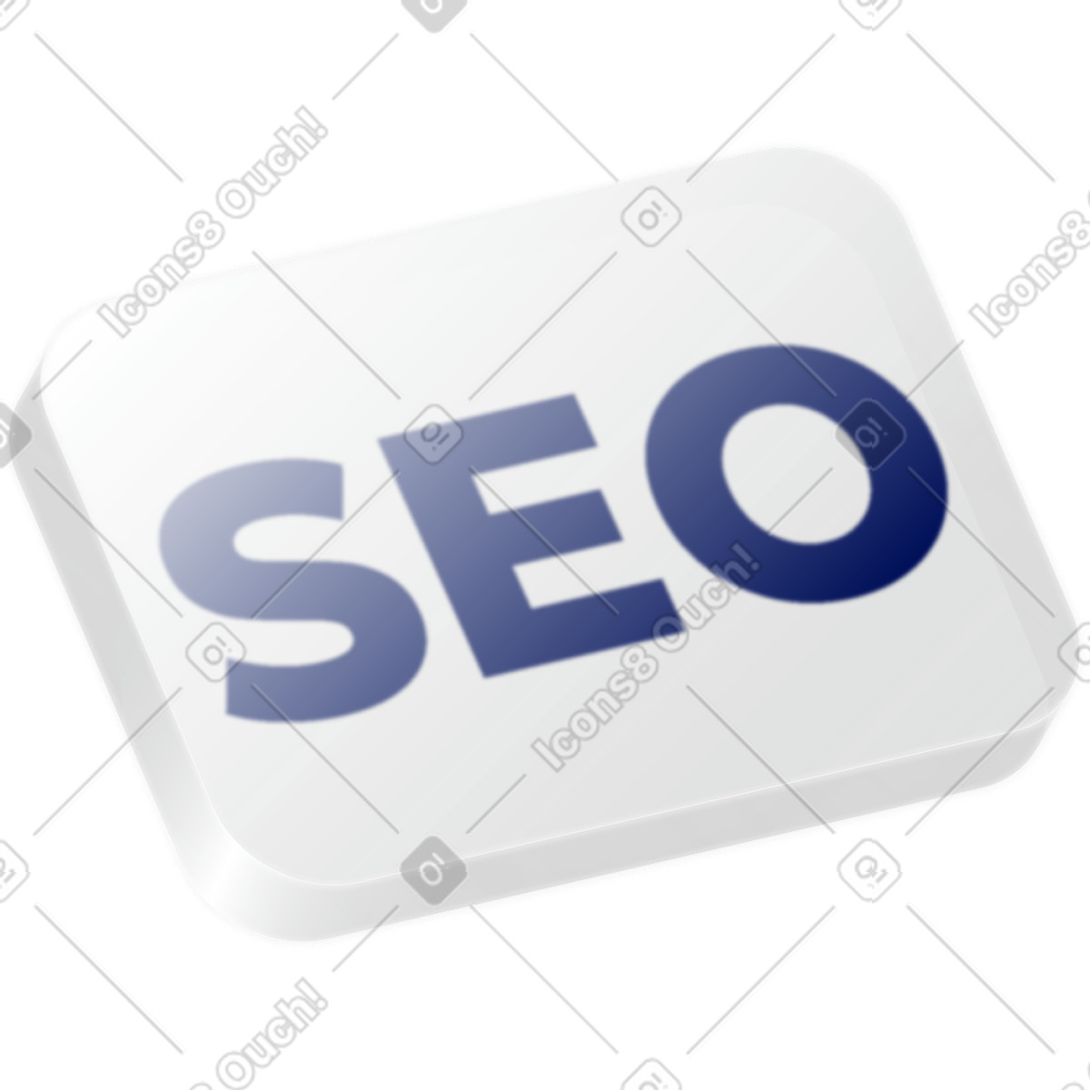 Ilustración Texto seo en placa estilo Burst a descargar PNG y SVG