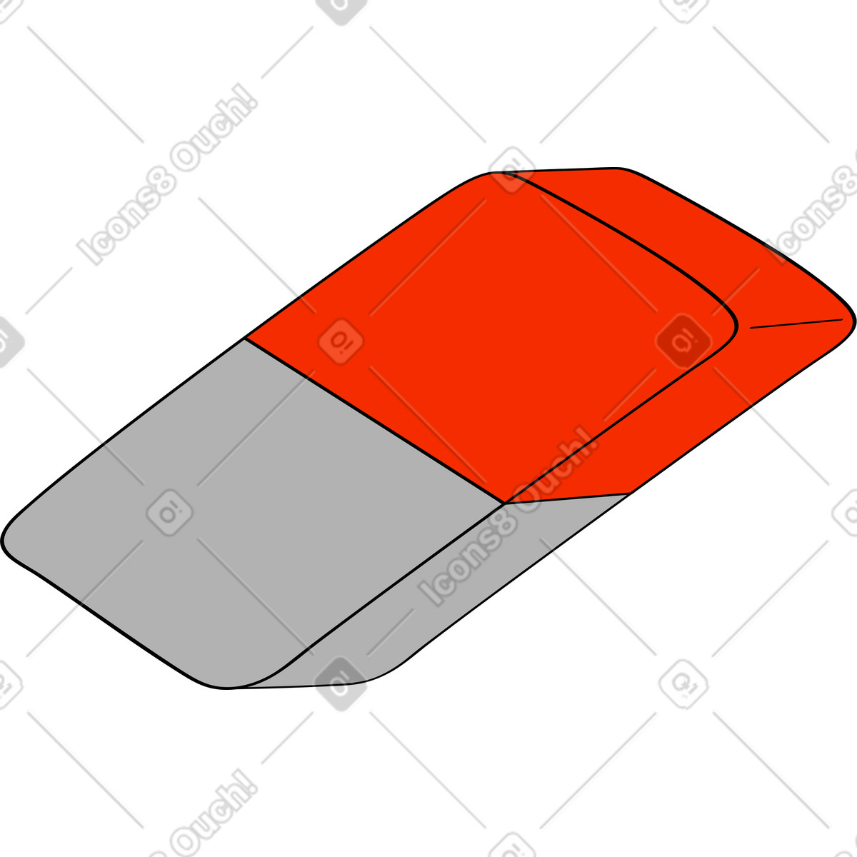 Gomma gigante illustrazione in stile Looney scarica in PNG, SVG