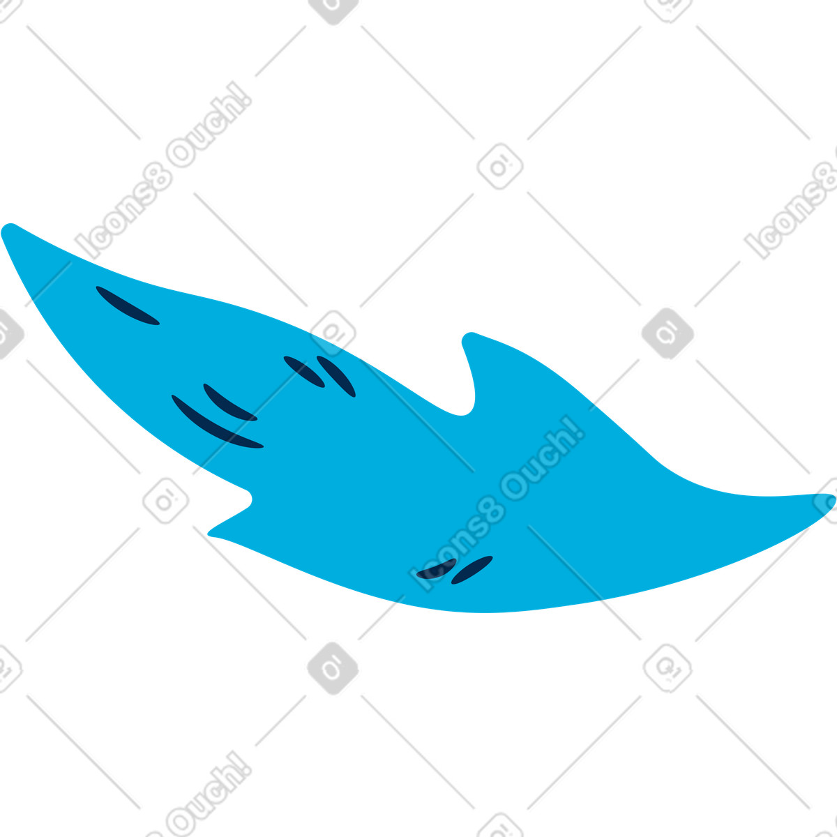 Spruce branch illustration in Flame style download in PNG, SVG