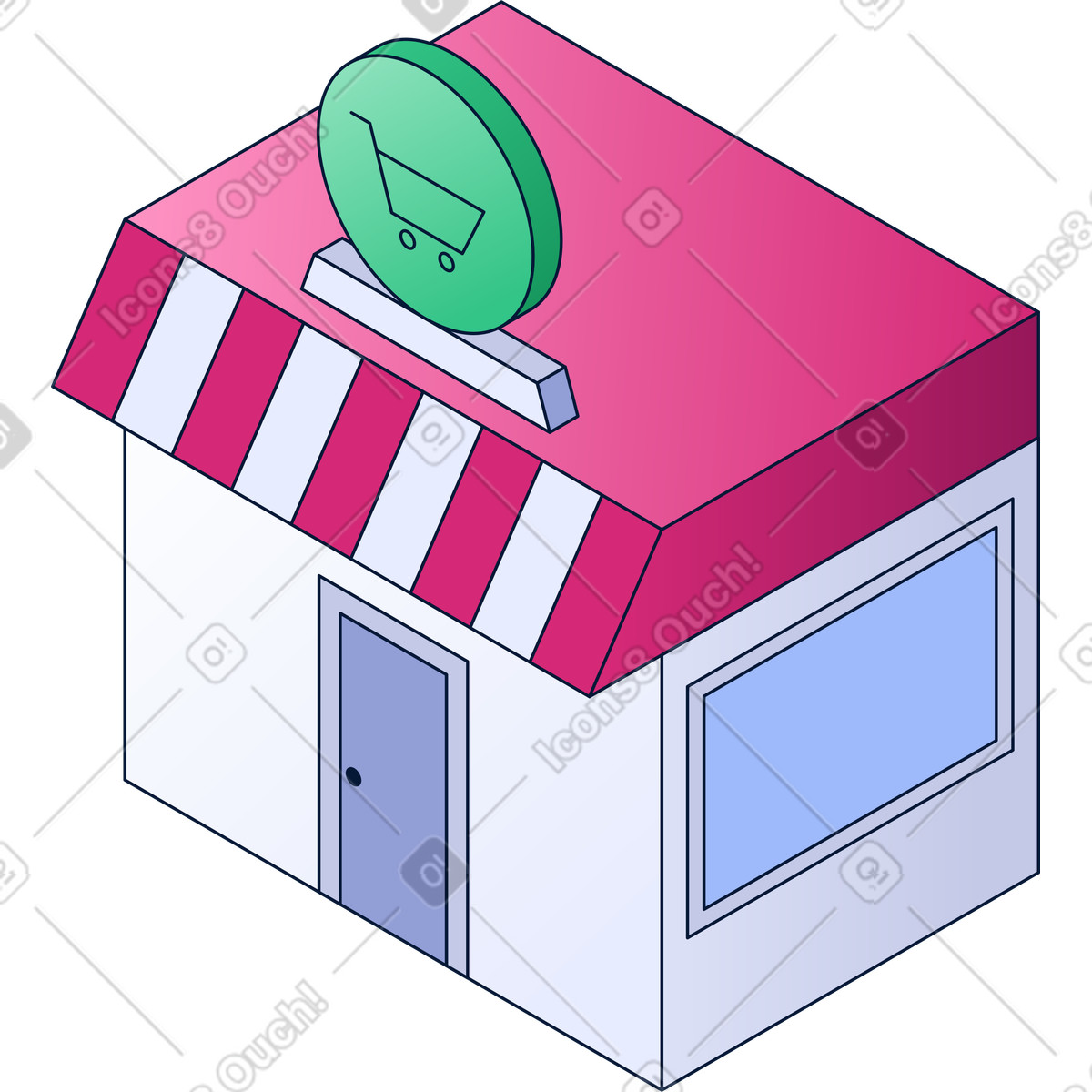 Illustration Boutique dans le style Neat à télécharger aux formats PNG, SVG