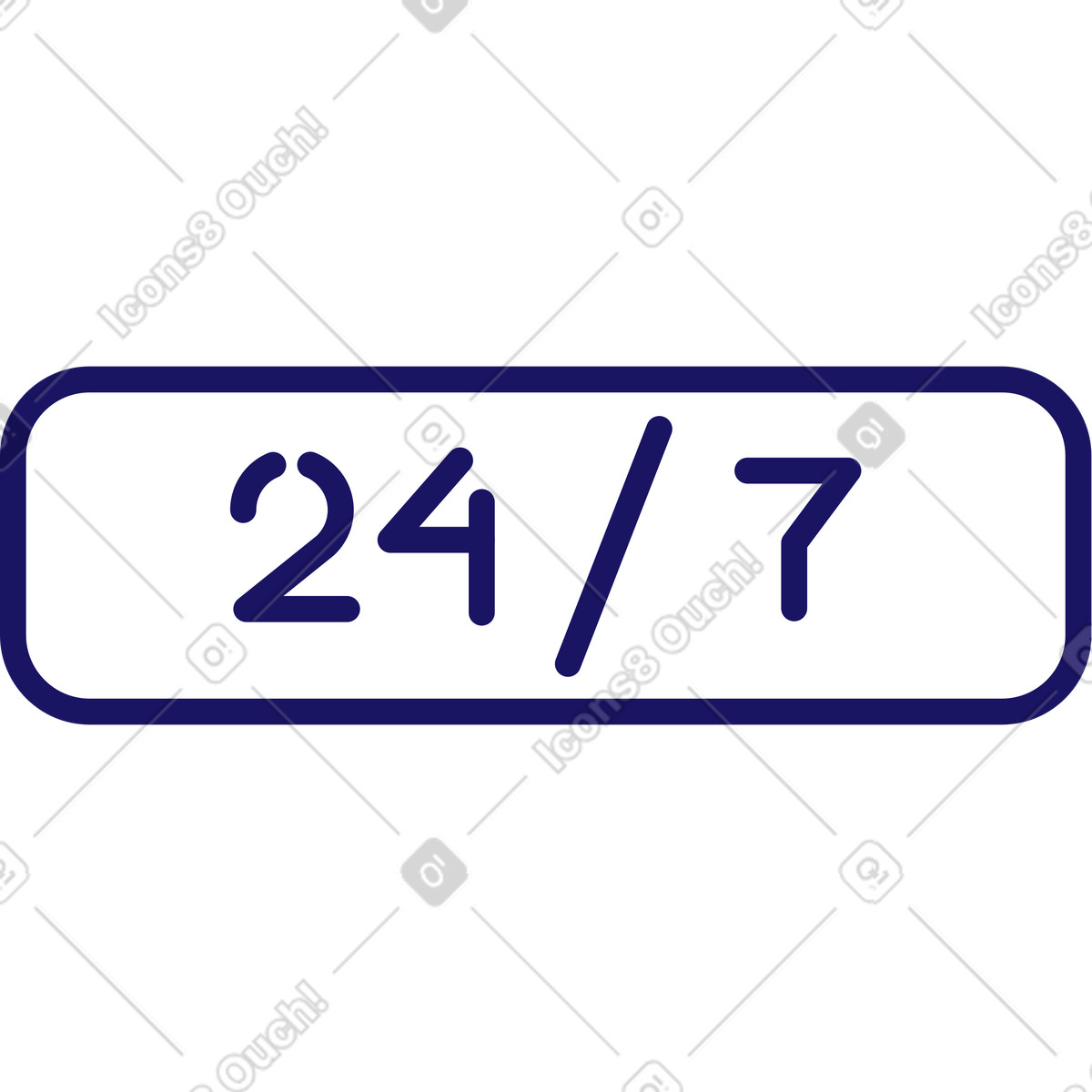 Plate with numbers illustration in Matey style download in PNG, SVG