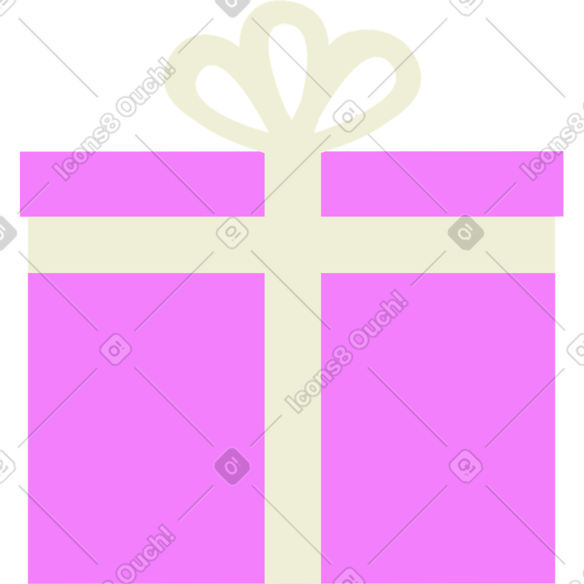 Ilustración Regalo en estilo Cubes a descargar en PNG y SVG