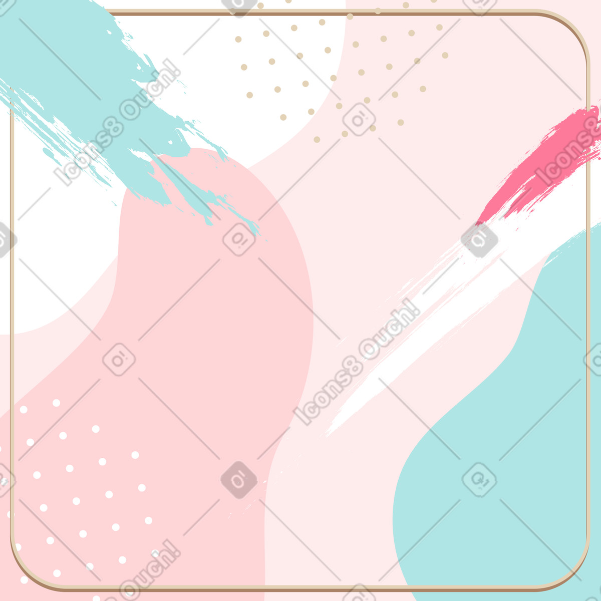 Pastel abstract background with paint strokes illustration in Experimental style download in PNG, SVG