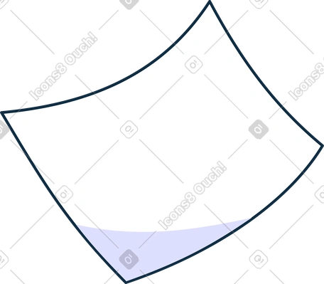 飞翔的白纸 PNG, SVG