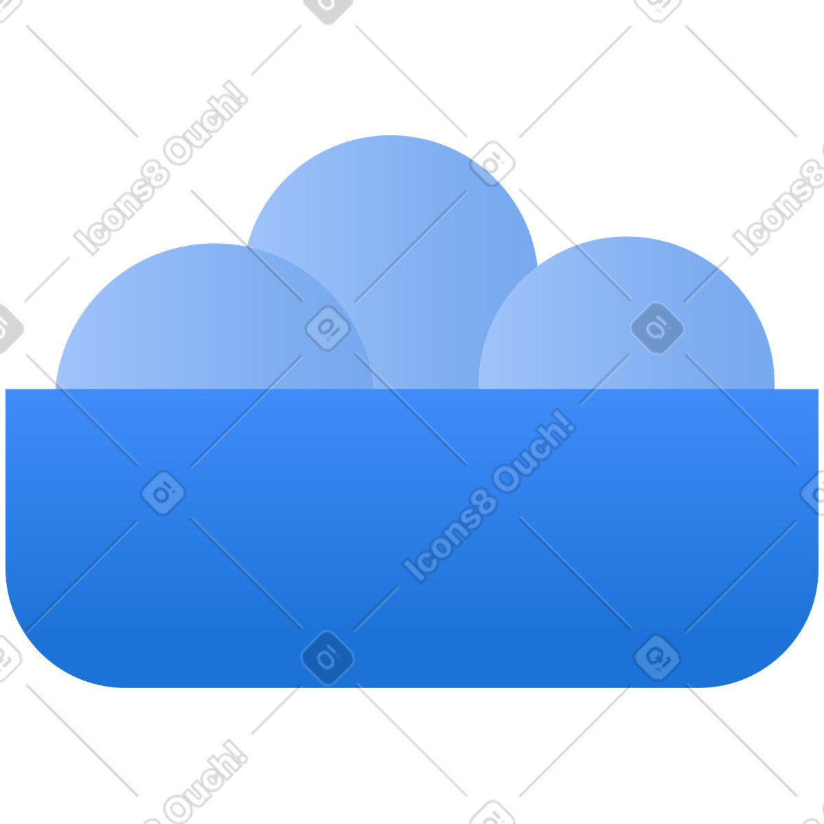 Mandarinen in einem teller-Illustration im Clip-Stil als Download PNG, SVG