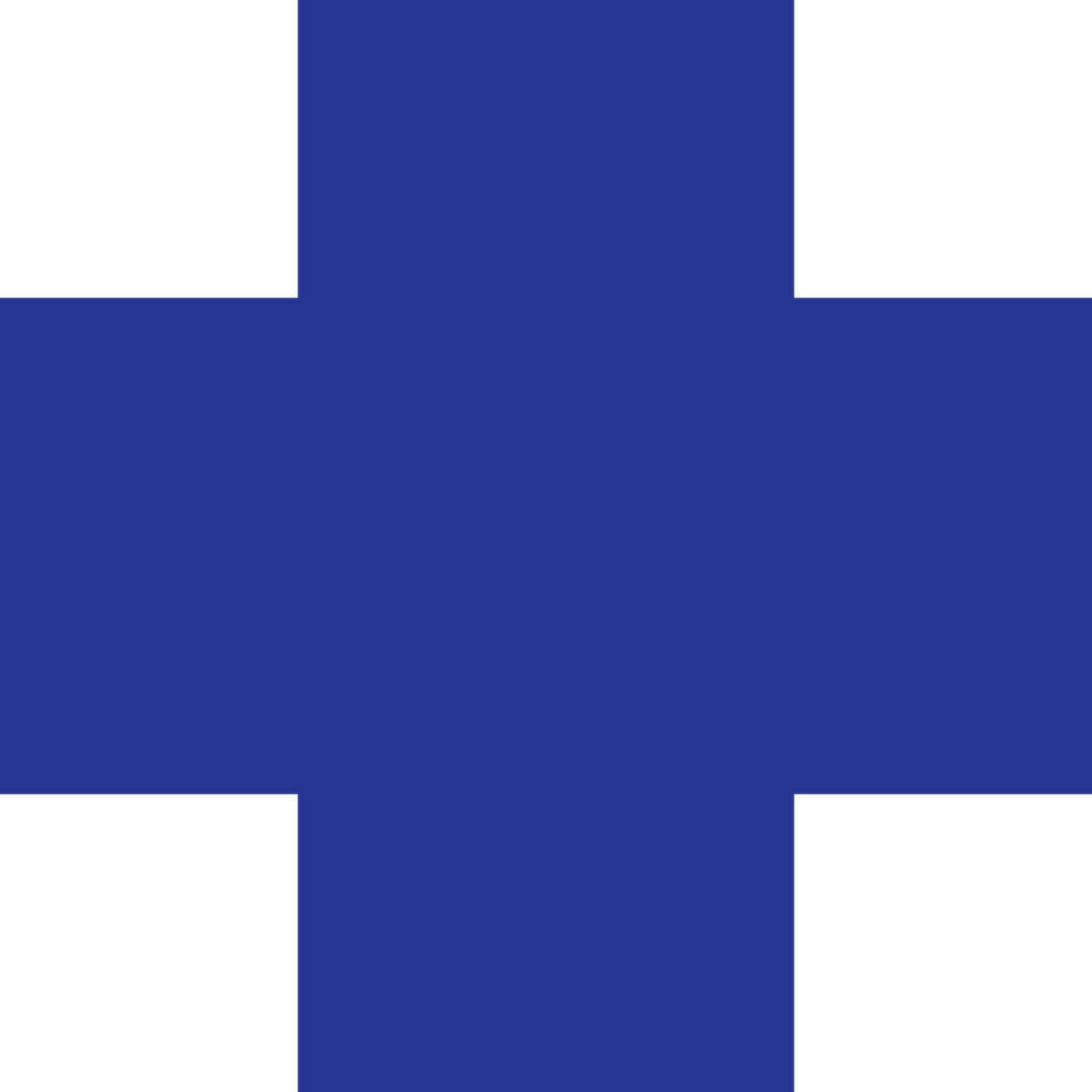 Illustration Cross dark blue dans le style Fogg à télécharger aux formats PNG, SVG
