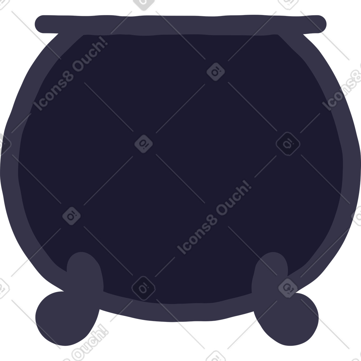 Caldaia illustrazione in stile Stripy scarica in PNG, SVG