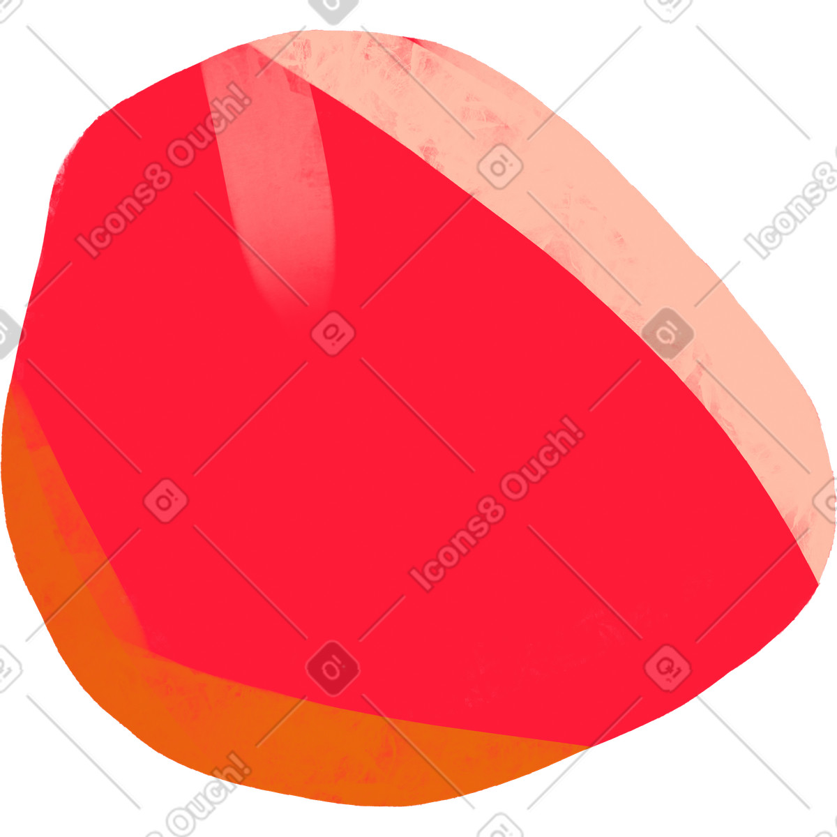 Иллюстрация Red round bubble в стиле Atomic — скачать в форматах PNG, SVG