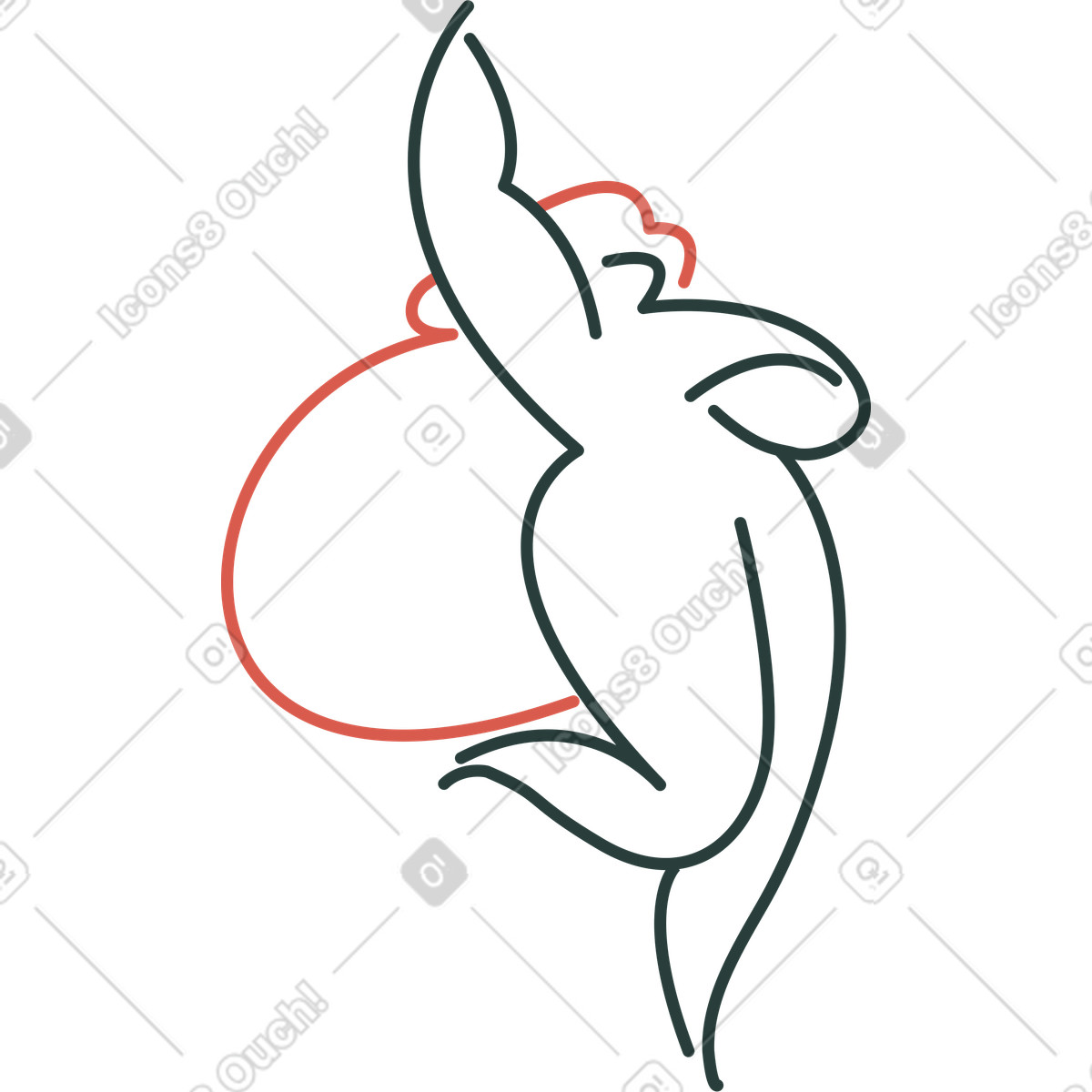 下载 Macaroni 风格的 女学生 插画，支持 PNG、SVG 格式