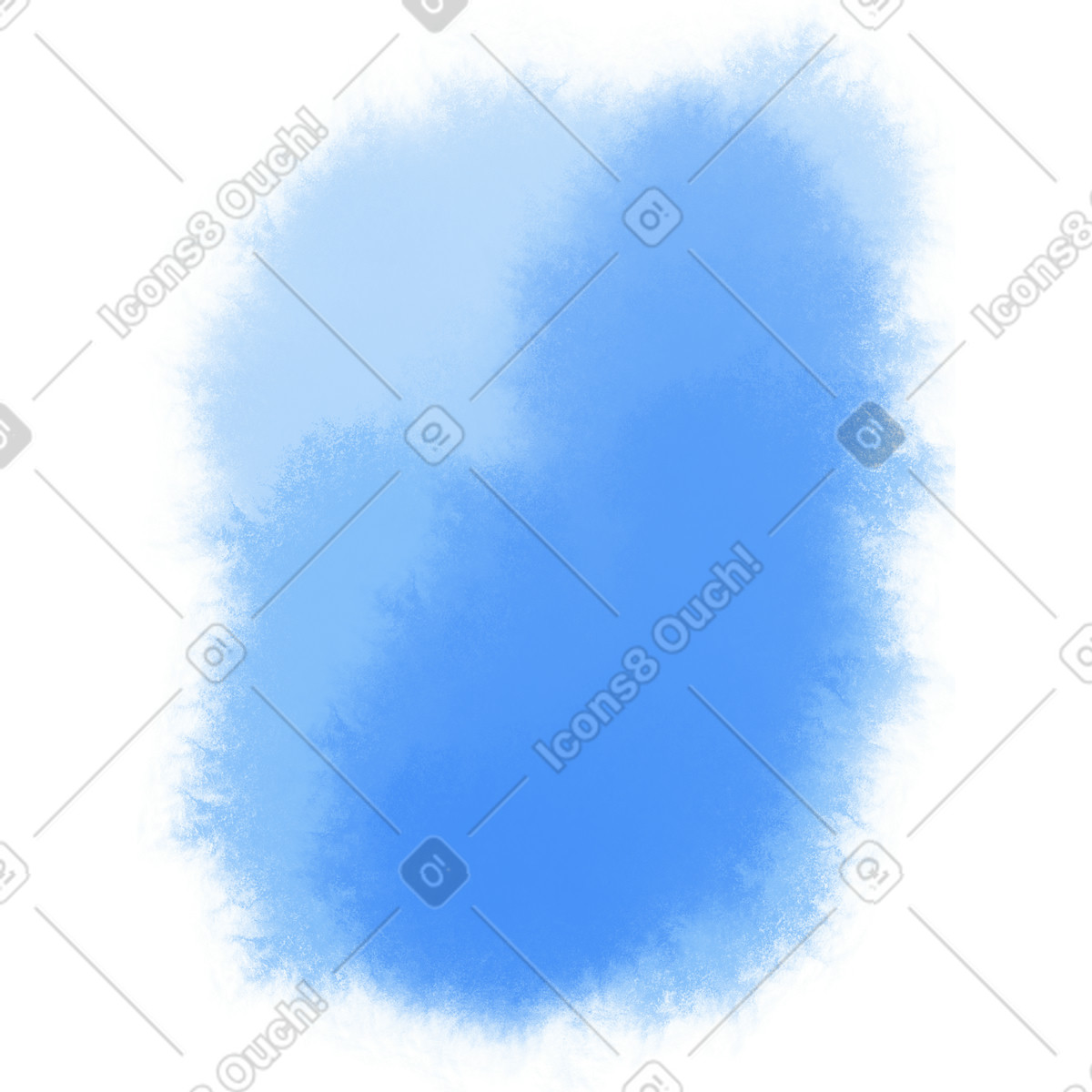 Illustration Blue watercolor stain dans le style Moments à télécharger aux formats PNG, SVG