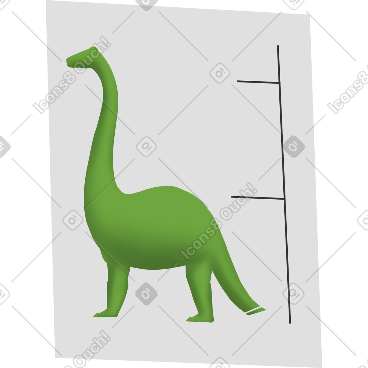 Dinosaur picture illustrazione in stile Props scarica in PNG, SVG