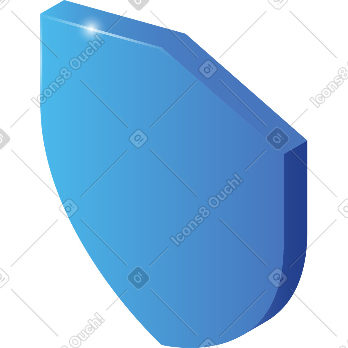 Quantum 스타일의 Privacy shield 일러스트레이션 PNG, SVG 다운로드