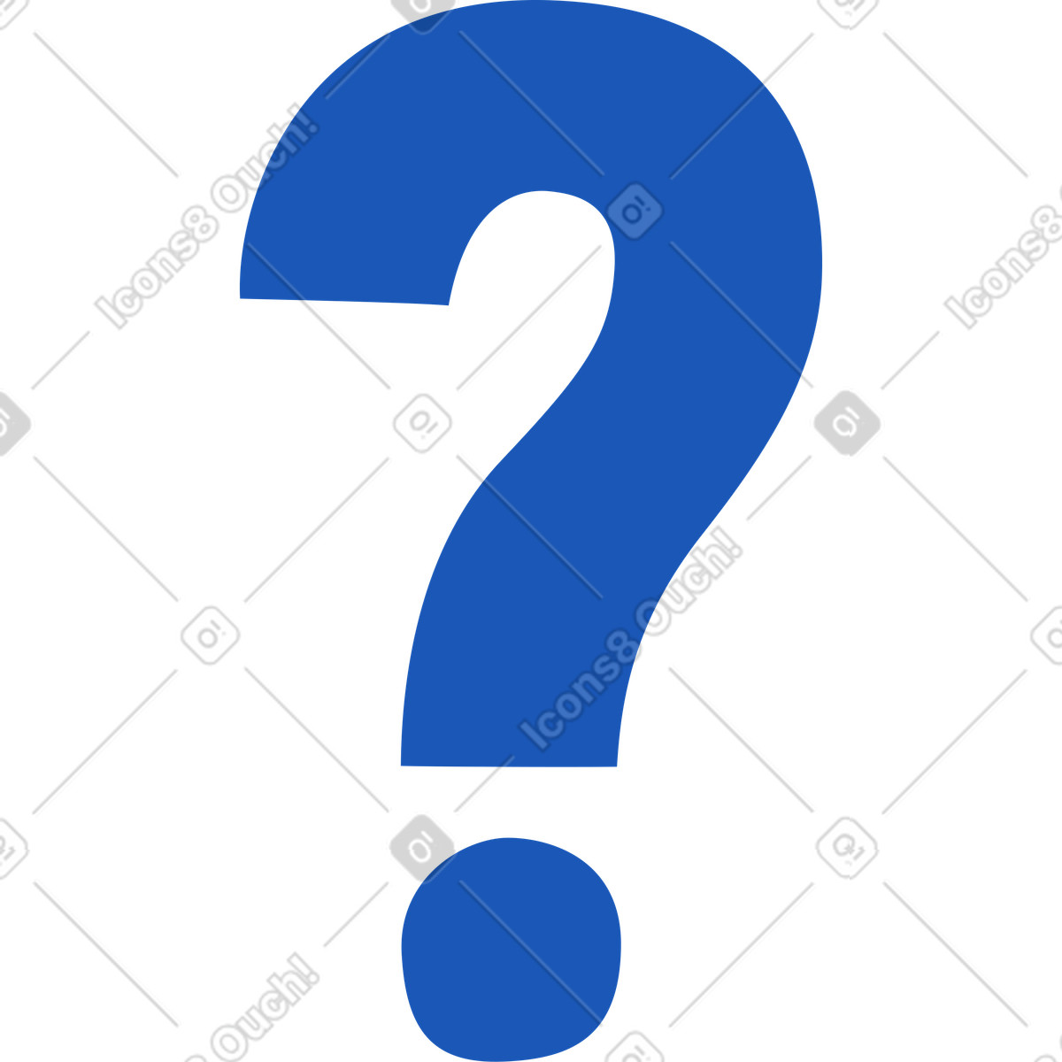 Fragezeichen-Illustration im Storyline-Stil als Download in PNG, SVG