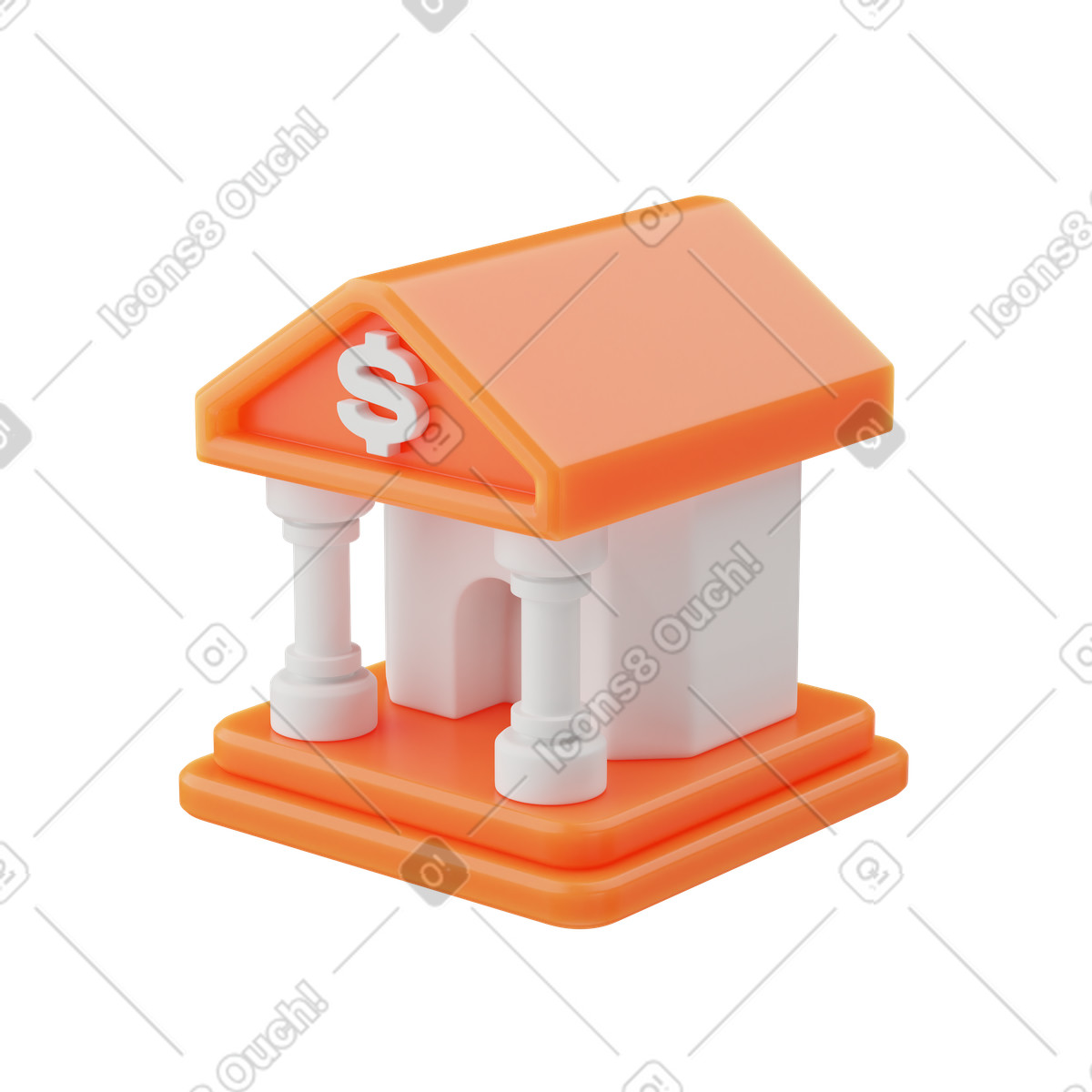 Bank illustration in PNG, SVG
