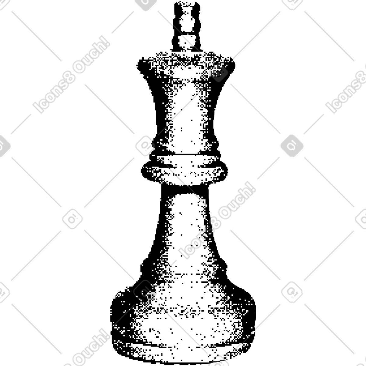 Bitmap スタイルの Chess のイラストをPNG、SVG形式でダウンロード